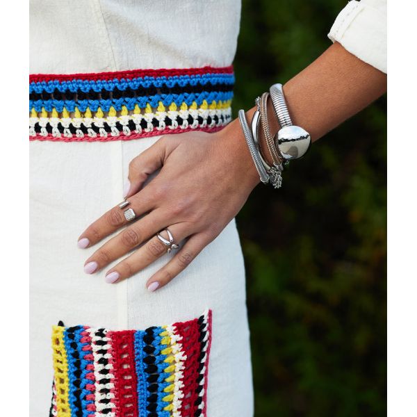 Bague argent ZAG - Intuitive