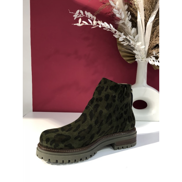 Bottines léopard Hamilo MKD cuir - Intuitive