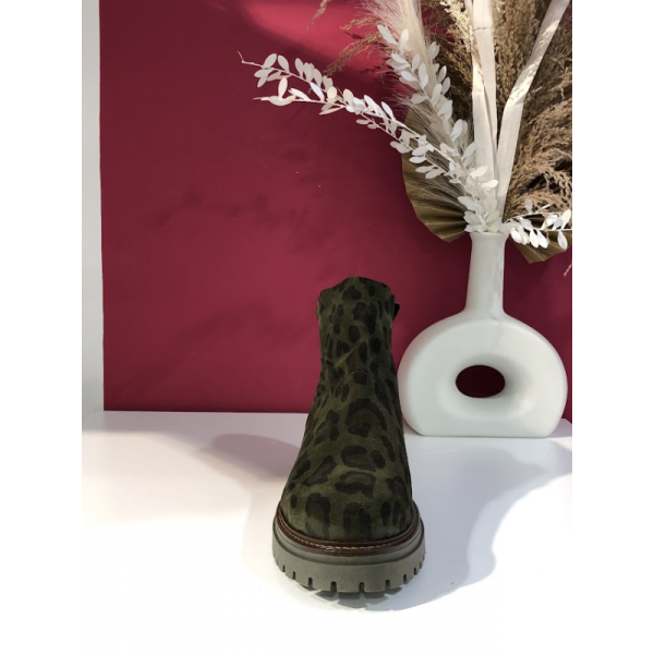 Bottines léopard Hamilo MKD cuir - Intuitive