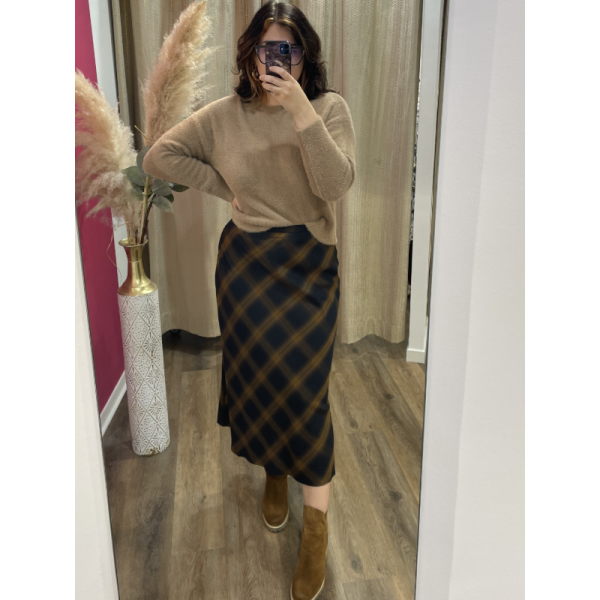 Pull doux à col rond See u soon.