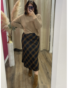 JUPE CARREAUX SEE U SOON