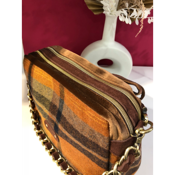 Sac à main MAMA à carreaux Mila Louise