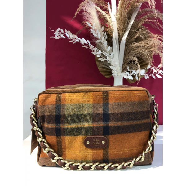 Sac à main MAMA à carreaux Mila Louise